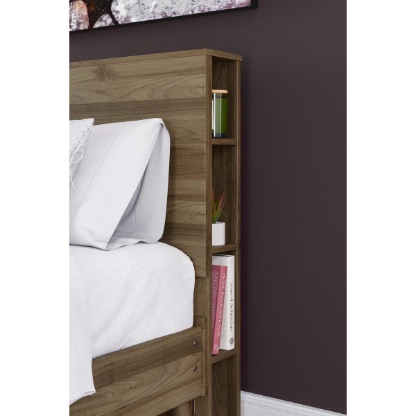 Signature Design by Ashley Aprilyn EB1187-165 Queen Bookcase Headboard Hot on Sale