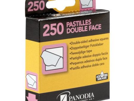 Panodia 270890 Caja de 250 pegatinas adhesivas de doble cara Embalaje Deteriorado Online now