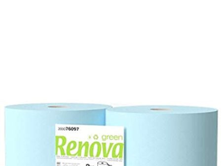 Renova Bobinas Multiusos Renovagreen 260 metros - 2 Bobinas Azules de 3 Capas Cheap