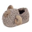 Lacofia Zapatillas de Estar por casa de Peluche para niños Pantuflas de Oveja cálidas de Invierno Antideslizantes para niñito Gris 21 22 For Discount