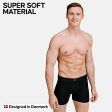 Danish Endurance Calzoncillos Boxer de Bambú para Hombre, Pack de 3, Ropa Interior Antibacteriana y Ultra Suave (Negro, X-Large) Reacondicionado Discount