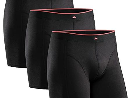 Danish Endurance Calzoncillos Boxer de Bambú para Hombre, Pack de 3, Ropa Interior Antibacteriana y Ultra Suave (Negro, X-Large) Reacondicionado Discount