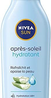 Nivea Sun Milk Hidratating Sun (1 x 200 ml), humectante corporal con aloe vera orgánico para hidratación intensa y a largo plazo Embalaje Deteriorado Cheap