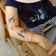 100 tatuajes para pegar - tatuajes infantiles respetuosos con la piel Bibi & Tina - diseños para niños - como regalo de cumpleaños o idea de regalo - veganos Embalaje Deteriorado Online Hot Sale